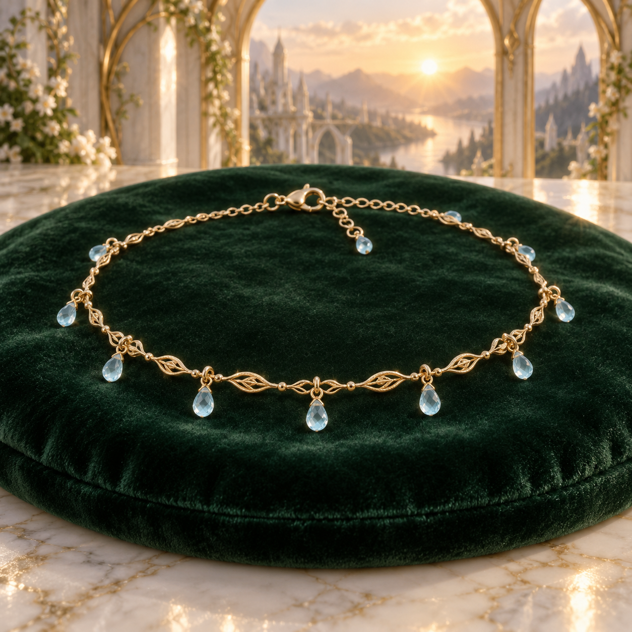 AI-generated Morning Dew Anklet concept