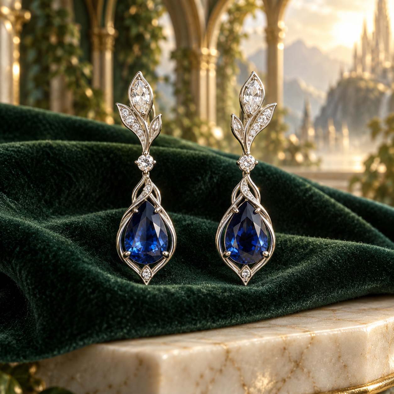 AI-generated Starlight Earrings concept